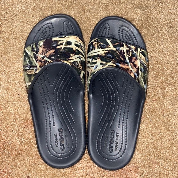 Camo croc slides - Picture 1 of 2